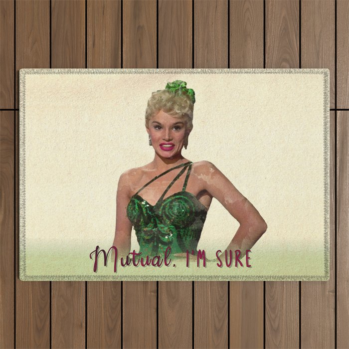 Mutual, I'm Sure - White Christmas Outdoor Rug Gallery Image 1