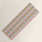 Christmas retro baubles no3 Yoga Mat Gallery Image 1