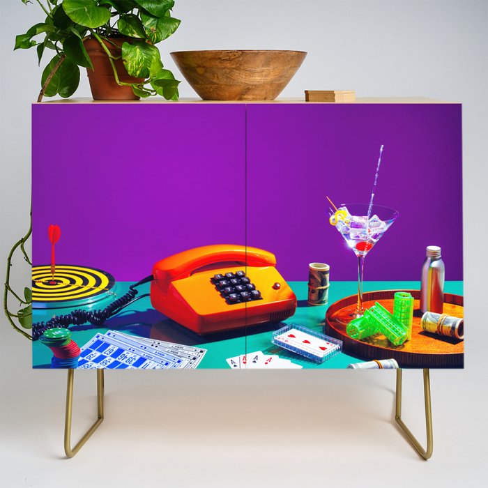Professional bingo player Credenza Gallery Image 1
