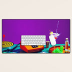 Professional bingo player Desk Mat Gallery Image 1