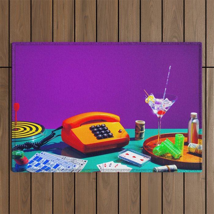 Professional bingo player Outdoor Rug Gallery Image 1