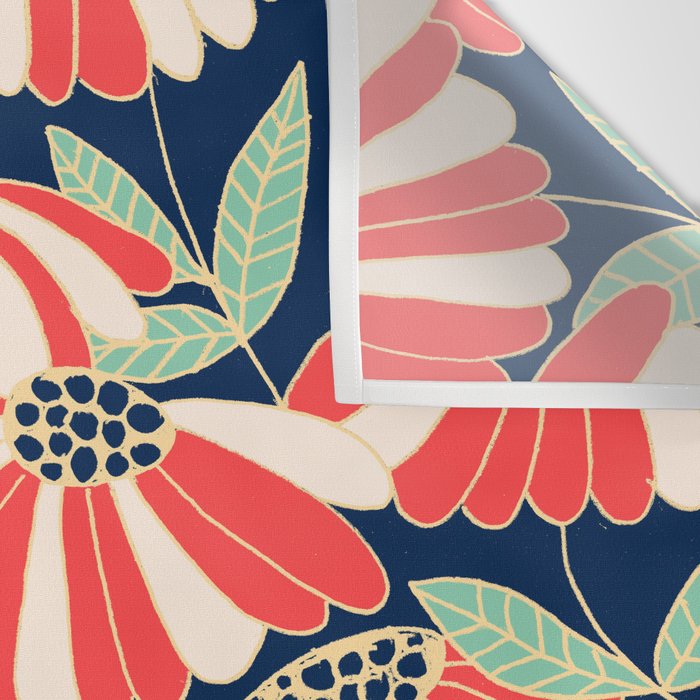 Botany pattern Wall Tapestry Gallery Image 3