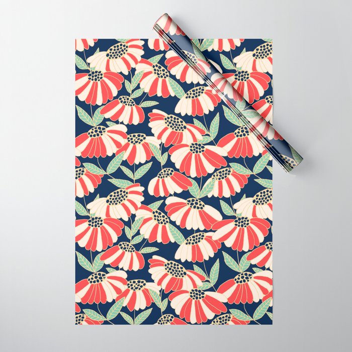 Botany pattern Wrapping Paper Gallery Image 1