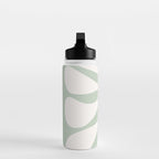 Minimal Abstract Matisse Monstera Pastel Sage Green 2/2 Water Bottle Gallery Image 3