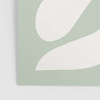 Minimal Abstract Matisse Monstera Pastel Sage Green 2/2 Poster Gallery Image 3