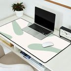 Minimal Abstract Matisse Monstera Pastel Sage Green 2/2 Desk Mat Gallery Image 2
