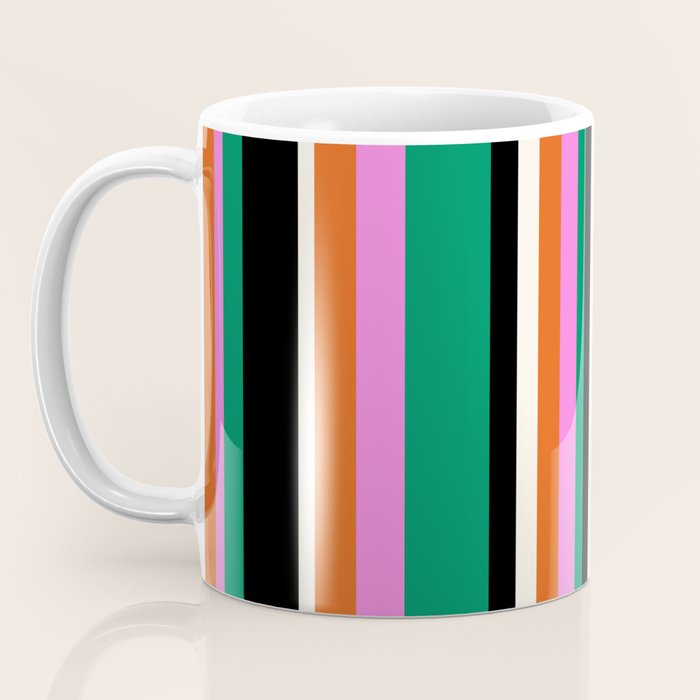 Classic Stripes XIV - Bold Retro Coffee Mug Gallery Image 3