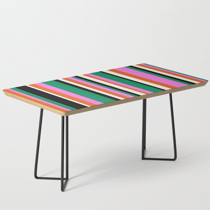 Classic Stripes XIV - Bold Retro Coffee Table Gallery Image 1
