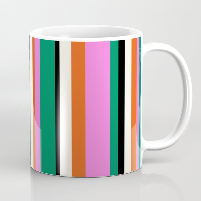 Classic Stripes XIV - Bold Retro Coffee Mug Gallery Image 1