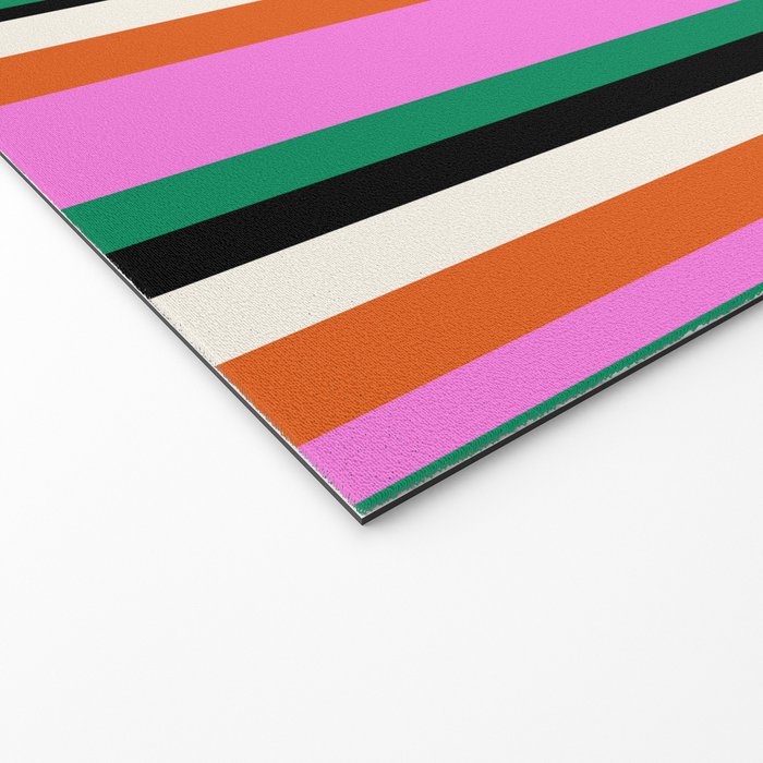Classic Stripes XIV - Bold Retro Welcome Mat Gallery Image 2