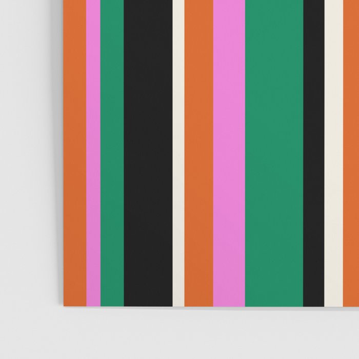 Classic Stripes XIV - Bold Retro Poster Gallery Image 3