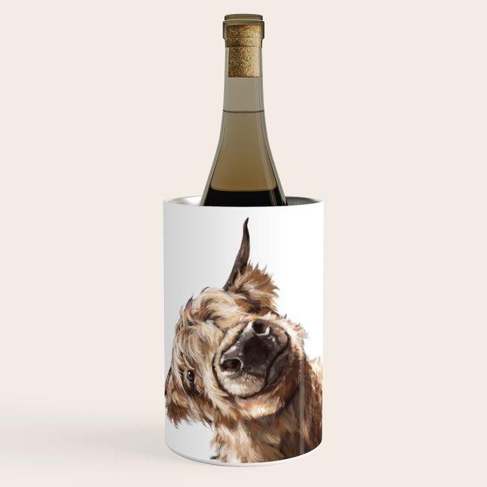 Sneaky Highland Cow Wine Chiller Gallery Image 1