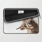 Sneaky Highland Cow Laptop Sleeve Gallery Image 2