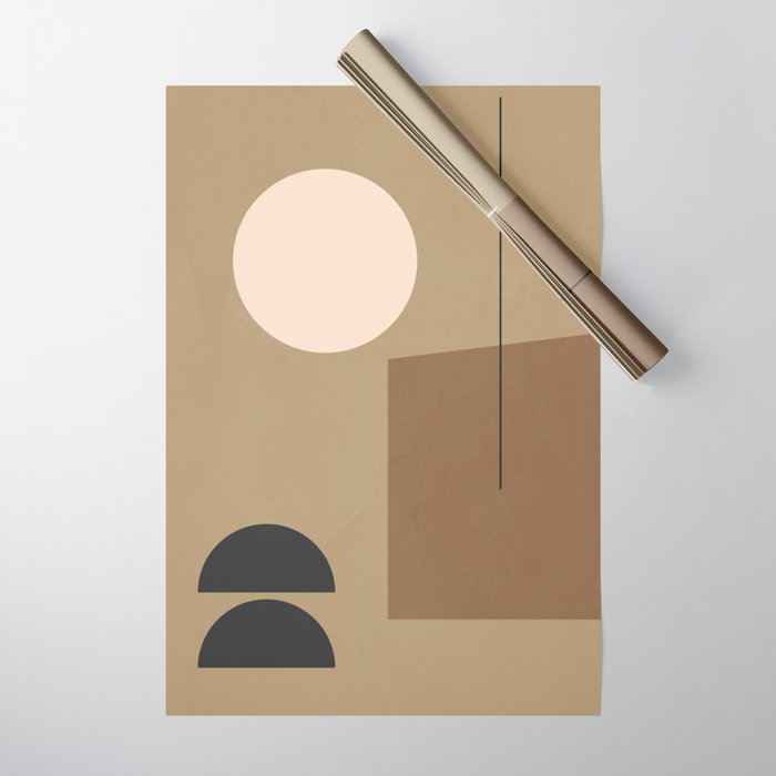 Minimal Geometric 34 Wrapping Paper Gallery Image 1