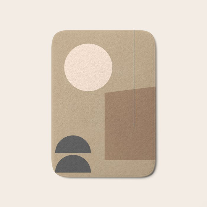 Minimal Geometric 34 Bath Mat Gallery Image 1