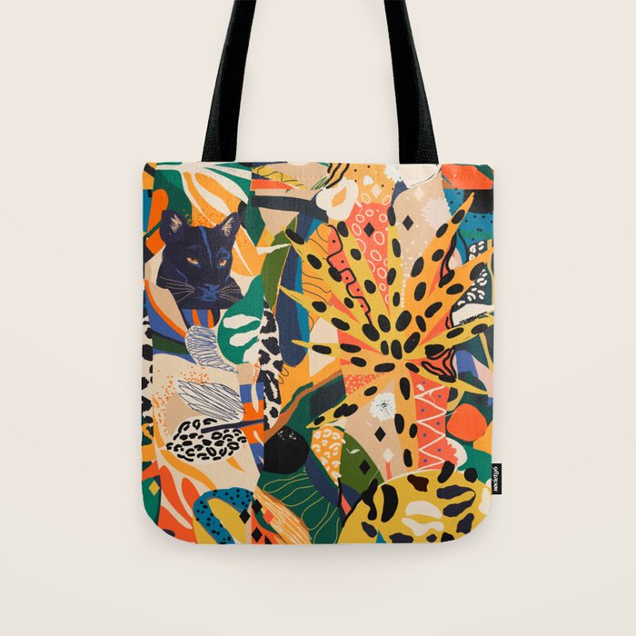 POP COLLAGE 01: Wild Edition Tote Bag Gallery Image 1