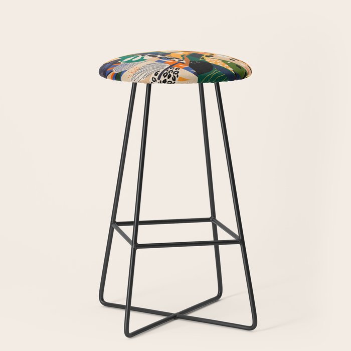 POP COLLAGE 01: Wild Edition Stool Gallery Image 1