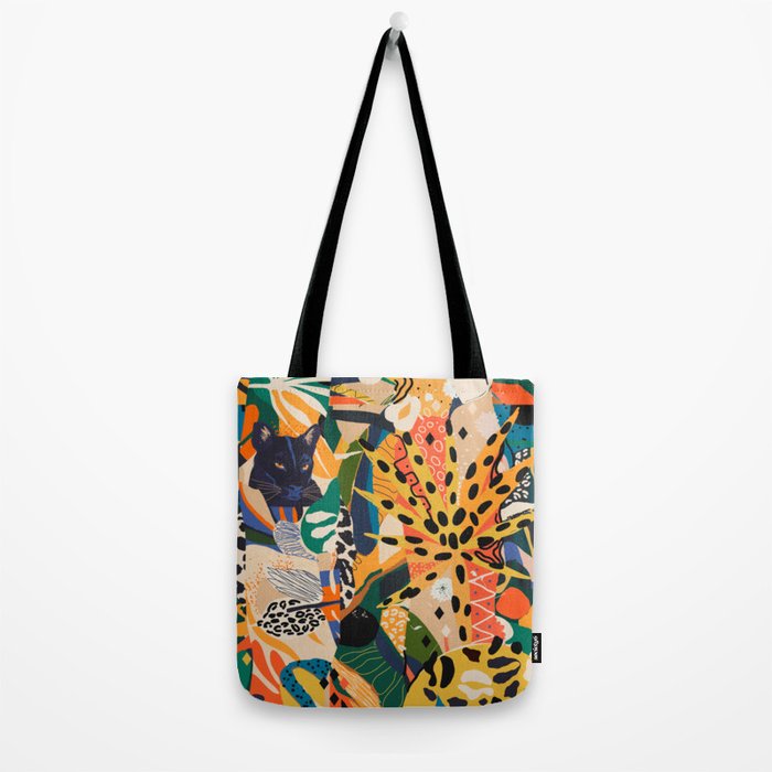 POP COLLAGE 01: Wild Edition Tote Bag Gallery Image 2