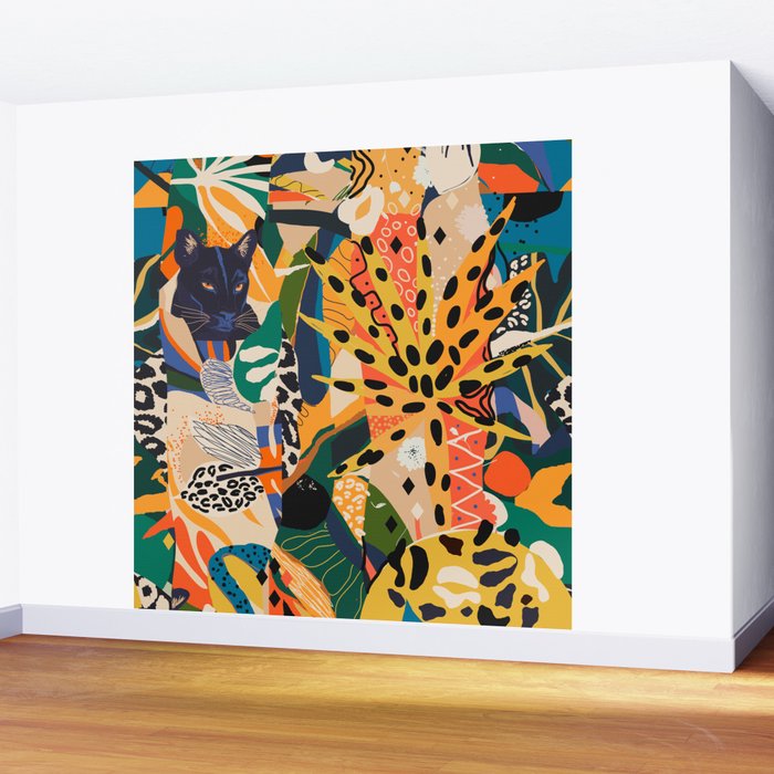 POP COLLAGE 01: Wild Edition Wall Mural Gallery Image 2