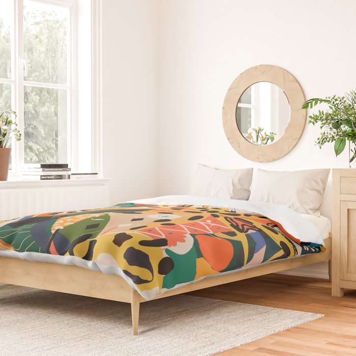 POP COLLAGE 01: Wild Edition Duvet Cover Gallery Image 2