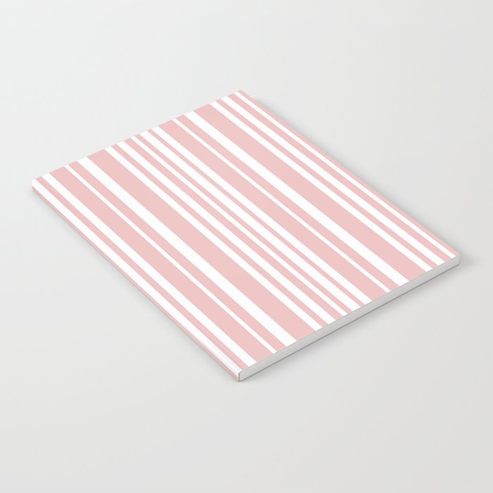 Classic Stripes XXIX - Blush Pink Notebook Gallery Image 2