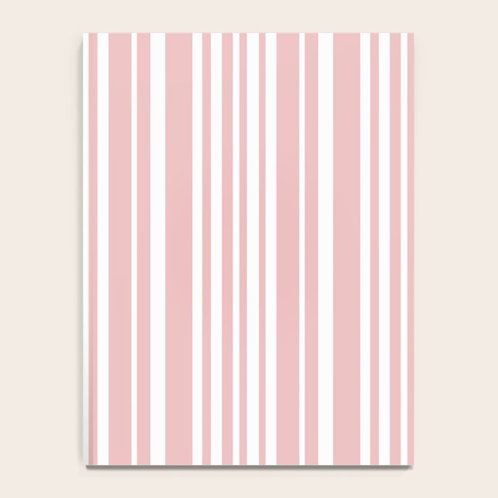Classic Stripes XXIX - Blush Pink Notebook Gallery Image 4