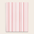 Classic Stripes XXIX - Blush Pink Notebook Gallery Image 4