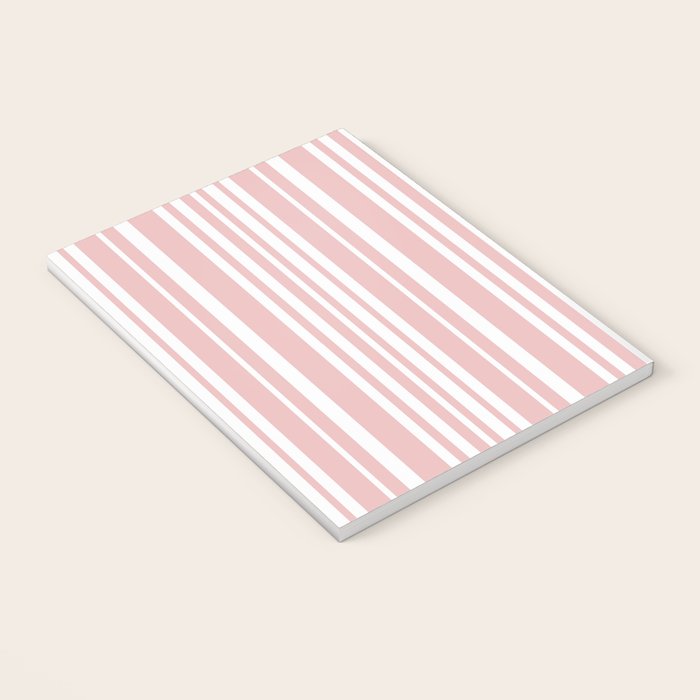 Classic Stripes XXIX - Blush Pink Notebook Gallery Image 3