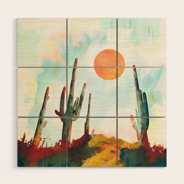 Desert Day Wood Wall Art Gallery Image 1