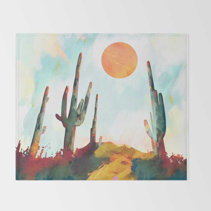 Desert Day Throw Blanket Gallery Image 2