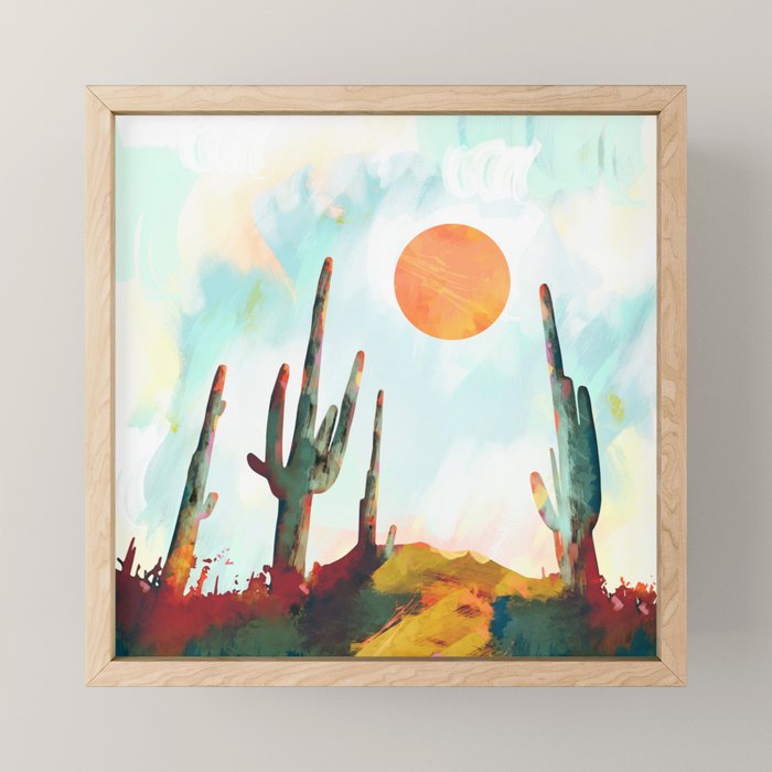 Desert Day Mini Art Print Gallery Image 1