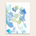 Abstract Art 180714 Abstract 16 Blue Green Watercolour | Watercolor Brush Strokes Notebook Gallery Image 4