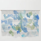 Abstract Art 180714 Abstract 16 Blue Green Watercolour | Watercolor Brush Strokes Wall Hanging Gallery Image 1