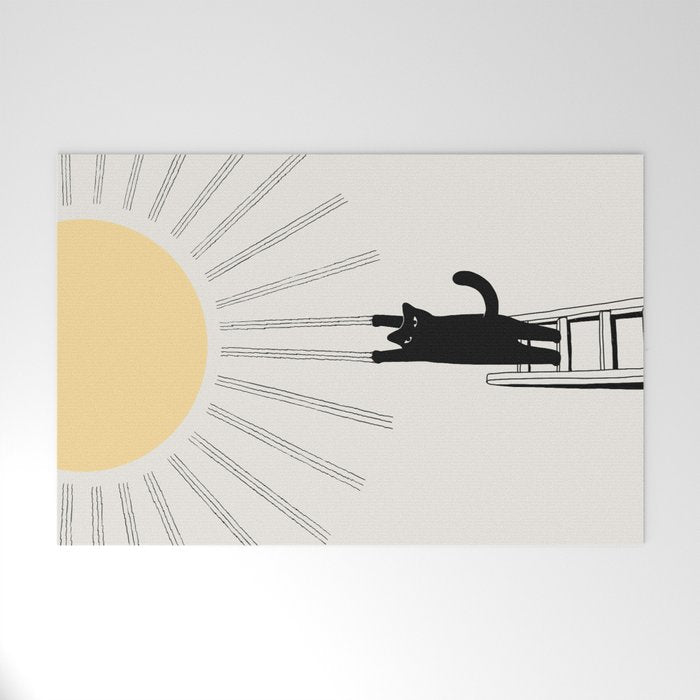 Cat Landscape 198: Making Sunshine Welcome Mat Gallery Image 1
