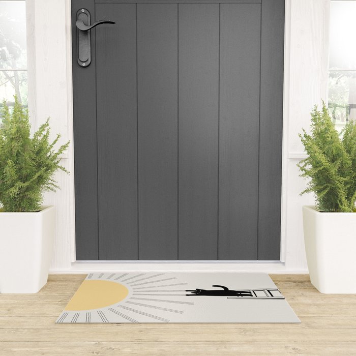 Cat Landscape 198: Making Sunshine Welcome Mat Gallery Image 3