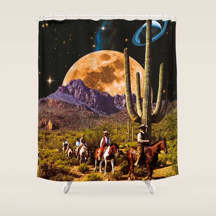 Space Cowboys Shower Curtain Gallery Image 1