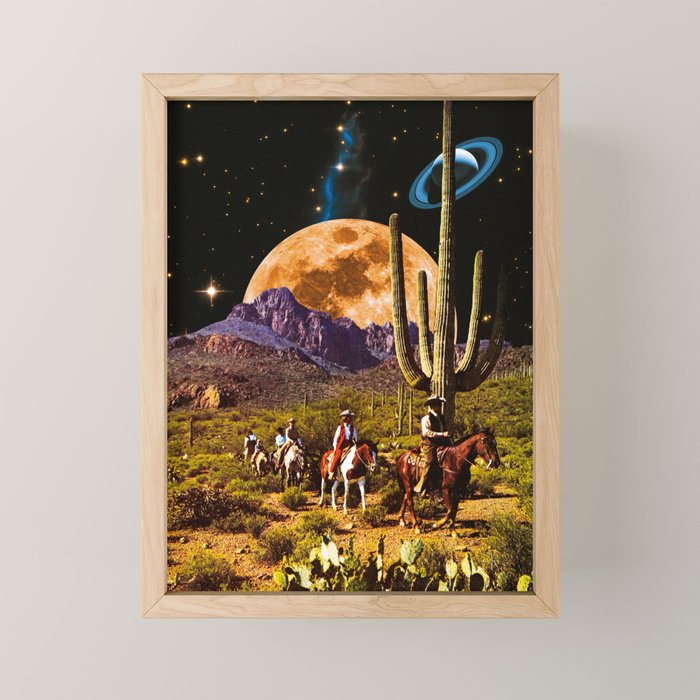 Space Cowboys Mini Art Print Gallery Image 1