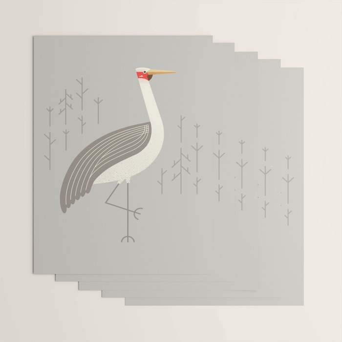 Brolga, Bird of Australia Wrapping Paper Gallery Image 3