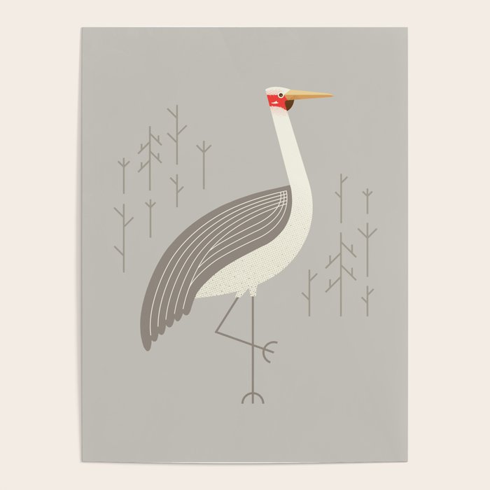Brolga, Bird of Australia Poster Gallery Image 1