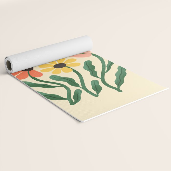 Brown Eyed Susans Flower Market Yoga Mat Gallery Image 2