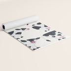 Cow Collection - White Yoga Mat Gallery Image 2