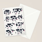 Cow Collection - White Stationery Card Gallery Image 2