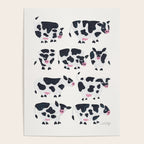 Cow Collection - White Poster Gallery Image 4
