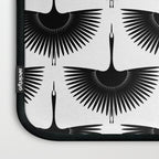 Japanese Crane Ornate Art Deco Monochrome Pattern Laptop Sleeve Gallery Image 3