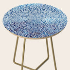 Japanese Art Navy Blue Wall Art Polkadot Abstract Print maximalist Wall Art Wabi Sabi Poster Side Table Gallery Image 2