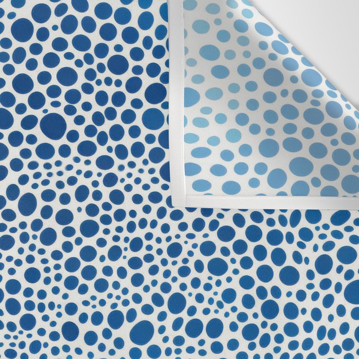 Japanese Art Navy Blue Wall Art Polkadot Abstract Print maximalist Wall Art Wabi Sabi Poster Wall Tapestry Gallery Image 3