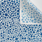 Japanese Art Navy Blue Wall Art Polkadot Abstract Print maximalist Wall Art Wabi Sabi Poster Wall Tapestry Gallery Image 3