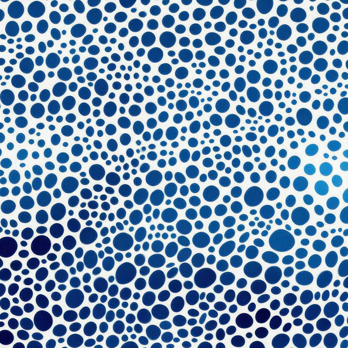 Japanese Art Navy Blue Wall Art Polkadot Abstract Print maximalist Wall Art Wabi Sabi Poster Coffee Mug Gallery Image 2