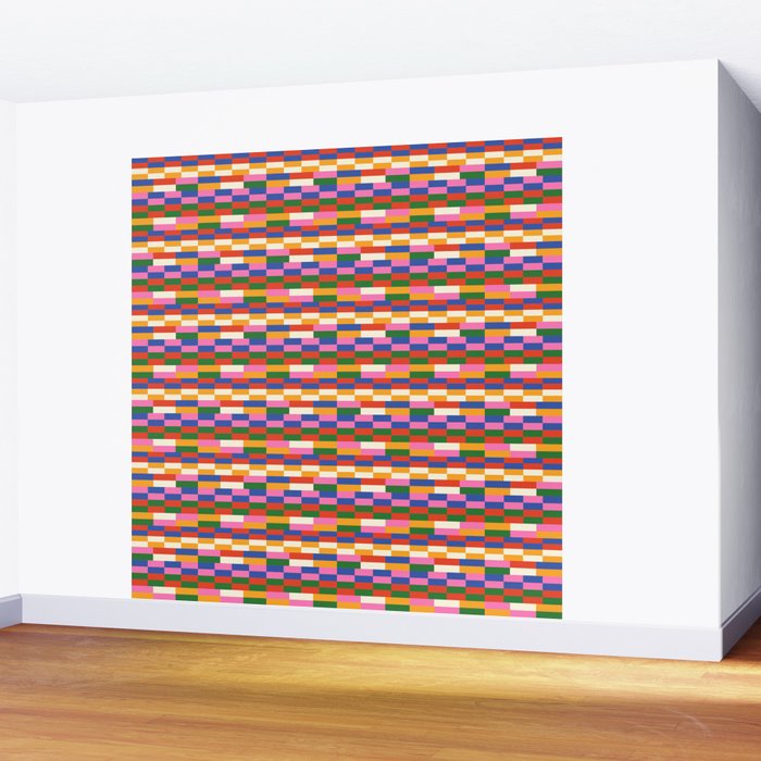 Colorful Bricks Wall Mural Gallery Image 2