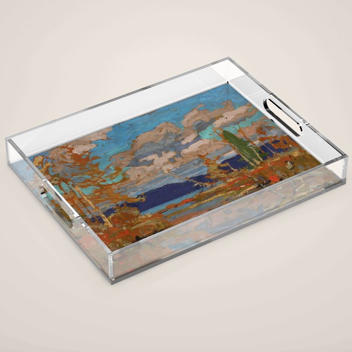 Tom Thomson The Lake, Bright Day 1916 Canadian Landscape Artist Acrylic Tray Gallery Image 1